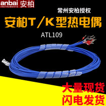 Amber ATL109 thermocouple original accessories AT4508 multi-channel temperature tester K type Y can be equipped with socket
