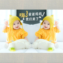 Newborn cute beautiful baby girl picture wall sticker baby pregnant woman preparation pregnancy fetus poster pictorial doll photo