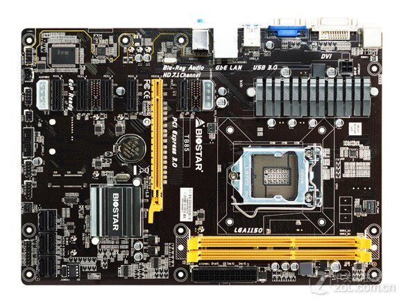 biostar/映泰 tb85 h81s2 h81a 6个pcie挖矿主板 超h61b tp61a