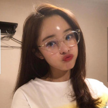 Light luxury transparent candy color foreign trade Japanese and Korean handmade retro glasses frame handmade glasses frame with myopia female light