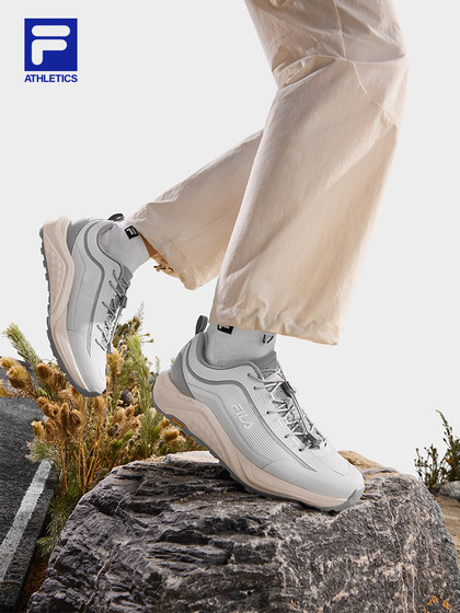 Huang Jingyu 같은 Fila Fila Snow Wolf 2+ 커플 야외 신발 2025 New Sports Shoes 남자 신발 크로스 컨트리 운동화 Huang Jingyu 같은 Fila Fila Snow Wolf 2+ 커플 야외 신발 2025 New Sports Shoes 남자 신발 크로스 컨트리 운동화
