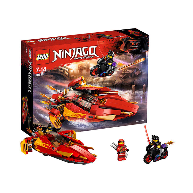 lego乐高积木幻影忍者凯火元素忍者飞船70638男孩子拼装玩具模型