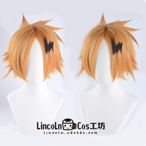 LINCOLN My Hero Academy Little Hero Kaminori Electric cosplay wig Lightning hair accessory