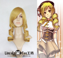 Magical Girl Little Round Xiaomei Flame Ba Mamei cosplay Animation Wig