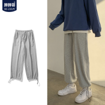 Fat Brother Wei Pants Men's 2022 Spring and Autumn New Hong Kong Fashion Long Pants Loose Large Size Korean Tide Brand Sports Pants