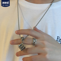 Fat Fat Dude Necklace Tide Hip Hop Fashion New Couple Hang Pendant Korean Version Tide Tennis Net Red Hanging Accessories Personalities accessories