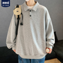 Fat brother polo collar early autumn vests men spring and autumn size fat loose ins tide couple autumn coat