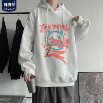 Wei Yi men's hooded spring and autumn 2022 new ins tide brand small large size loose Joker Hong Kong chic coat