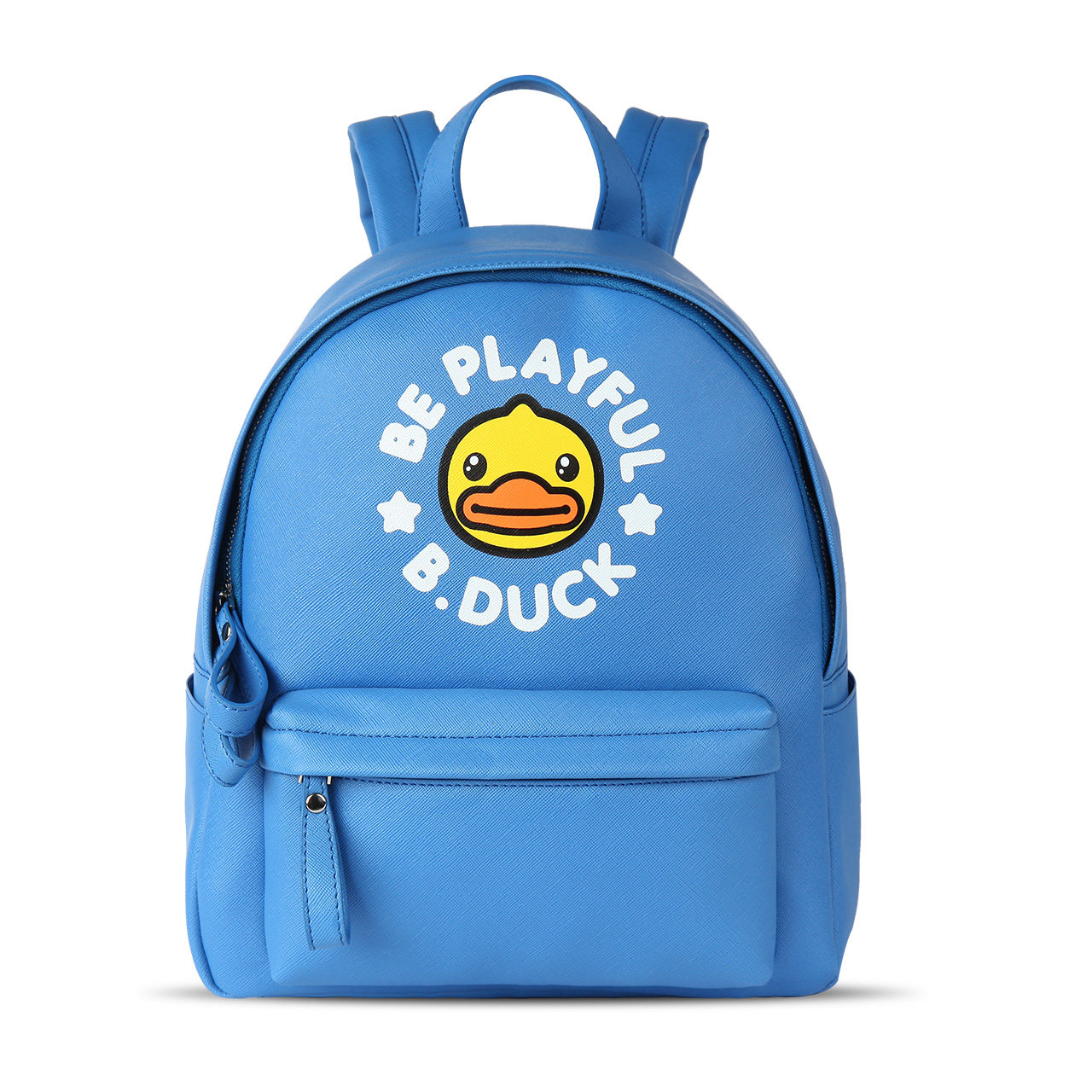 bduck小黄鸭iconic系列双肩包蓝色简约休闲学院风背包