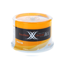 Rhenium RITEK Dual X Series DVD R Optical 16X 50 sheet blank burn Optical DVD Disc