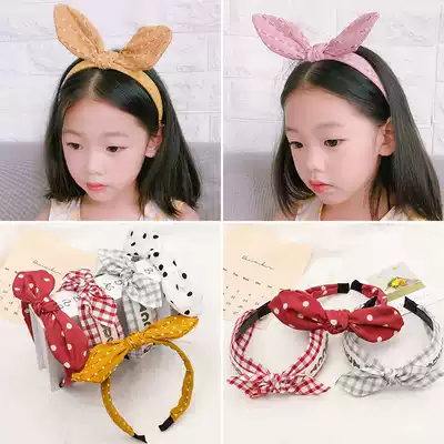 Children's hair hoop female non-slip wash Korean baby hair band cute super cute hair accessories baby pressure hair simple hair hoop