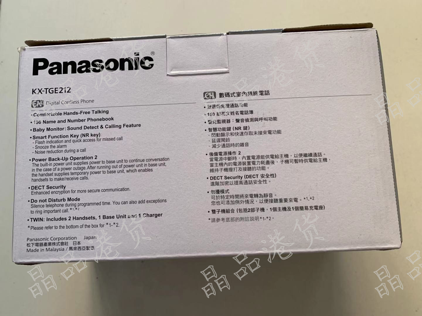 Проводной и DECT-телефон kx-tgc210进口正品kx-tge110松下无绳电话kx-tgc410液晶kx-tge210