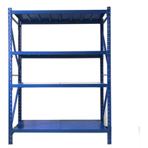 Shelf multi-layer light blue off-white 100kg household storage rack small shelf multifunctional combination