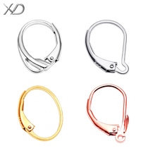 925 pure silver earhook female DIY accessories with silver earrings and ear crashes with ear - cranks