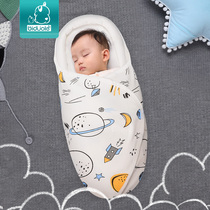 Baby swaddling bag towel cotton spring summer newborn sleeping bag baby anti-shock bag baby products