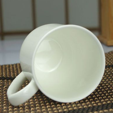Jingdezhen ceramic cups with cover white ipads China cup gift porcelain household custom package post office cup and meeting