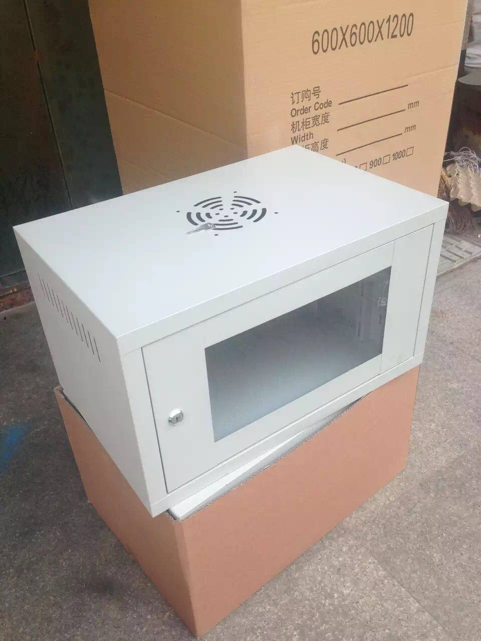 全新白6u机柜 6u墙柜小机柜0.3米墙柜 交换机机柜 网络机柜 30cm