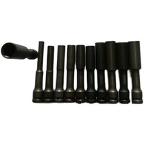 Electric Wrench Thin Wall Extended Sleeve Head 1 2 Square Caliber Sleeve Head Wind Gun Sleeve Phosphating Long Sleeve