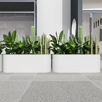 OUTDOOR IRON ART RECTANGULAR FLOWER CASE COMBINED DINING ROOM FLOWER GROOVE PARTITION FLOWER SHELF SALES FLOOR OUTSIDE SWING FLOWER POT FLOWER BED