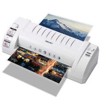 Able (deli) 3893 Applicable A4 Concise Fashion Muted Plastic Seal Machine Over Plastic Machine Silver Grey