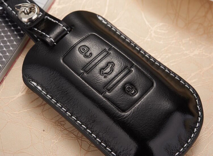 大众速腾汽车钥匙包真皮2018速腾17款朗逸老帕萨特钥匙套全包扣链