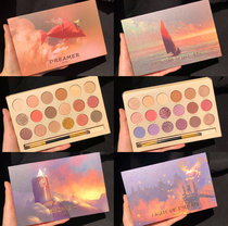 Dream Light 18 color eyeshadow plate ins matte pearlescent sequins earth color waterproof Net red beginner girl Department