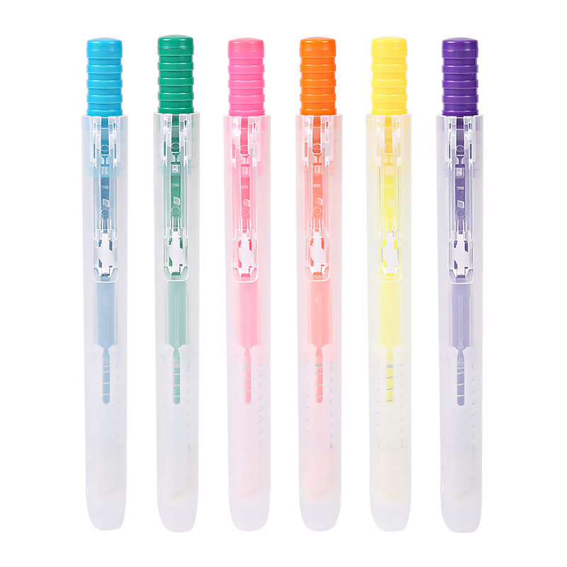 chenguang stationery color fluorescent pen marking key pen students use marking pen color pen to roughly mark the key set button / plug
