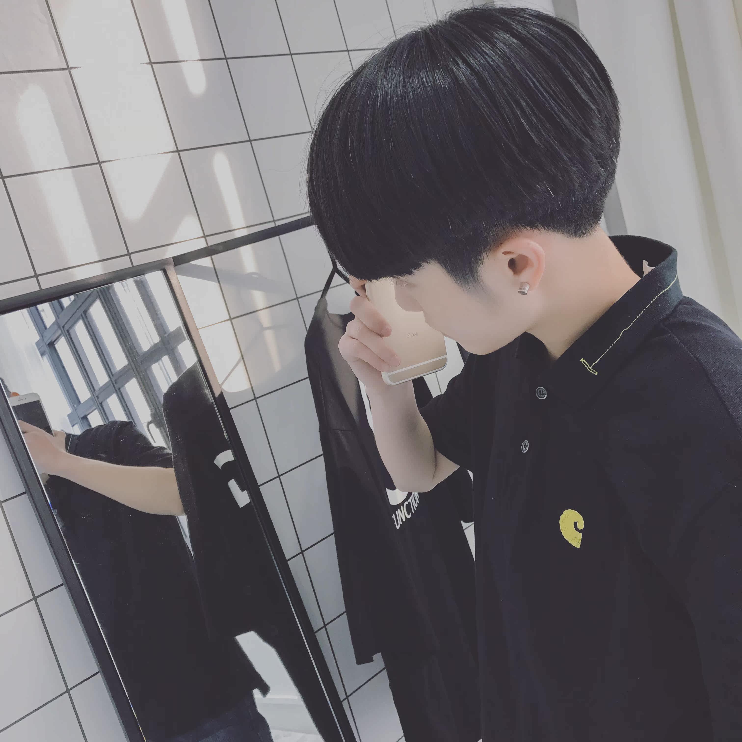 林弯弯帅t夏季短袖t恤潮韩版纯色简约青年百搭小清新刺绣polo衫男