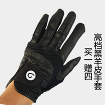 22 yards left hand golf mens gloves GOSTAR lambskin gloves Luxury black sheepskin gloves