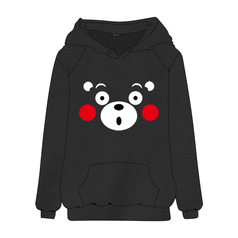 动漫男女kumamon 熊本 熊吉祥物 卫衣连帽秋冬原创 周边 熊本熊