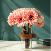 African Chrysanthemum Flowers Emulated Flower Pendulum Piece Living Room Furnishing Floral Silk Flower Plastic Bouquet Decoration Flower Table Flowers Hem Flowers Flowers And Flowers