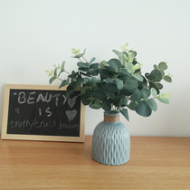 Simulation Yugali Leaf Fake Grass Plant Decoration Potted Green Planting Pendulum and Fake Flower Living-room Home Furnishing