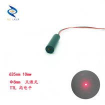 PWM variable power 635nm10mw red point laser module high level laser laser aiming positioning light