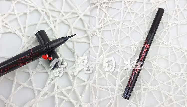 日本kiss me极细眼线液笔花漾美姬防水不晕染浓黑棕色4款选初学者_7折