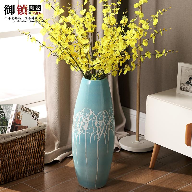 Jingdezhen ceramic vase of large soft outfit art furnishing articles contracted and I European creative home sitting room decoration