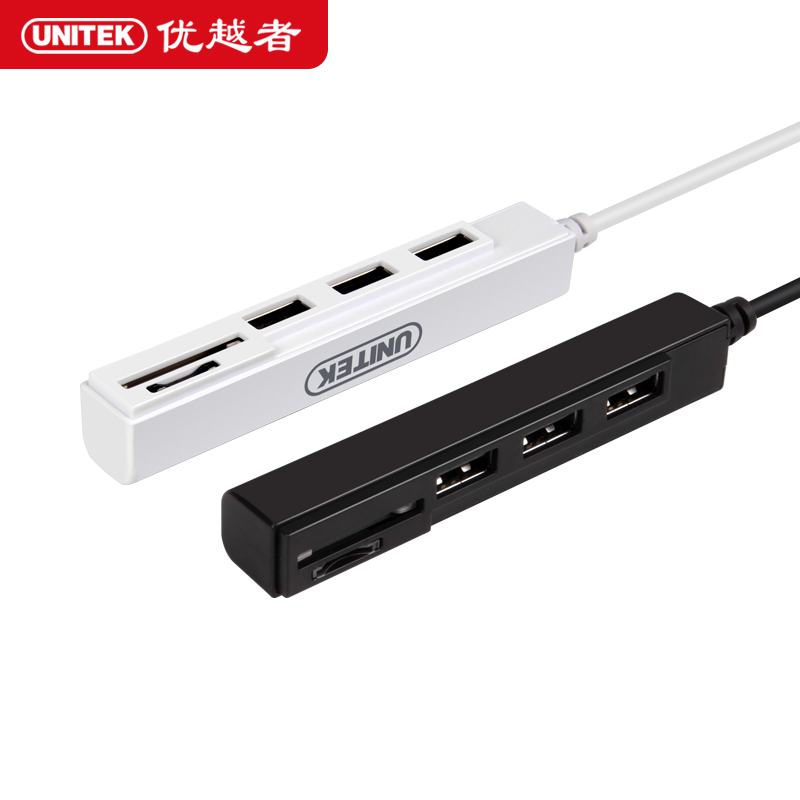 优越者usb2.0分线器otg集线器高速扩展多接口usb2.0hub读卡器产品展示图4