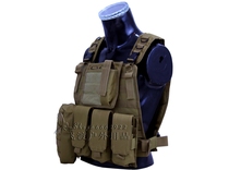 Multifunctional tactical vest expansion Molle vest WG equipment CS field vest outdoor protection vest