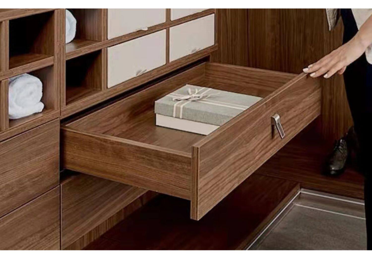 dtc东泰三节全拉出轨道隐藏式阻尼托底滑轨缓冲抽屉滑道导轨 ss10