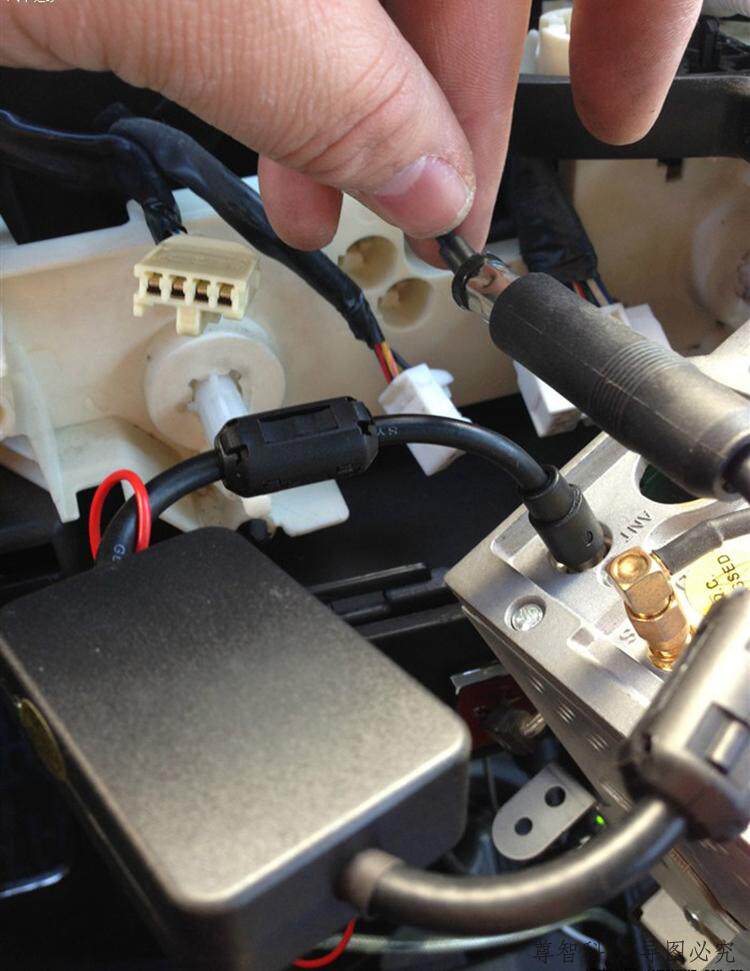 加强型汽车收音机天线放大器 车用车载天线改装fm收音机天线通用