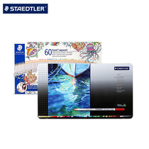 STAEDLER Sched Building Color Pencil 125 M60 60 Color 48 Color Water Soluble Iron Box Color Lead Suit