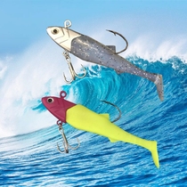 Big torpedo new sea bass bait sea demon abdomen three anchor hook back Hawk hook anti-off anti-washing gills sea fishing Luya