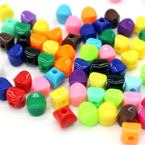 10mm Solid Four Corners Beads Diy Handmade String Beads Woven Tissue Box Material Packs Acrylic Square Bead beads beads