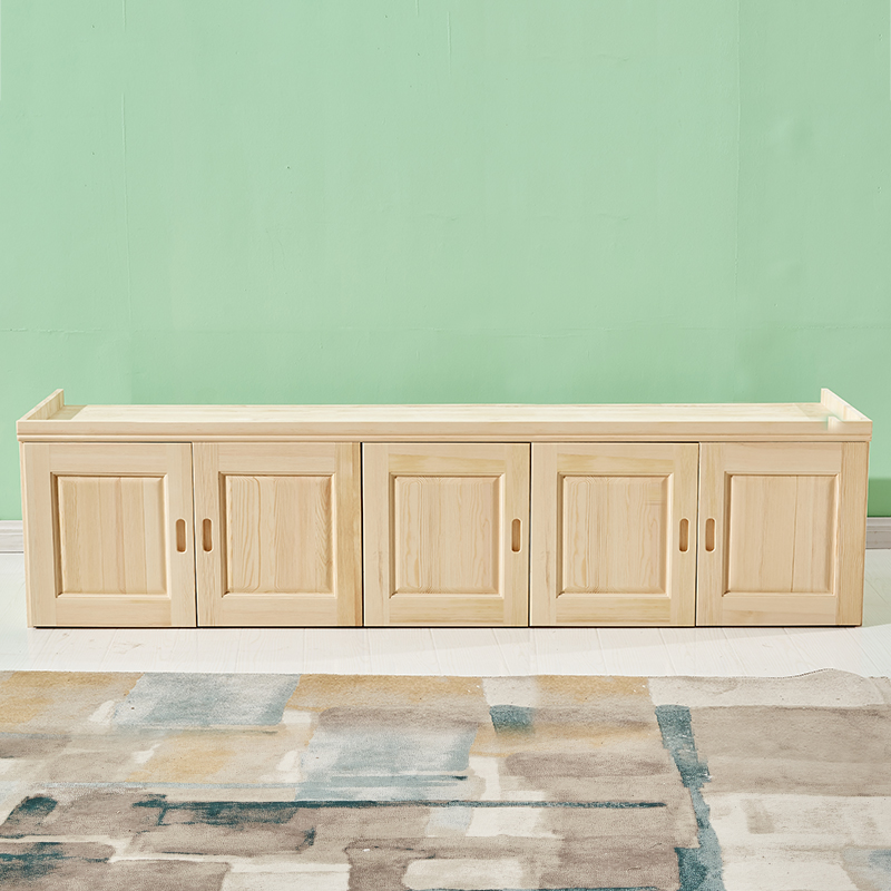 Pine Wardrobe Simple Wardrobe Top Box Top Cabinet Solid Wood