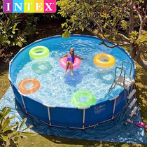 INTEX oversized adult swimming pool children large bracket swimming pool home kids water park set