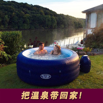 Large adult spa pool home thickened heated folding childrens bath tub inflatable bath bath tub