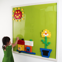 Family wall-mounted large granule building blocks creative wall compatible with le high 3-6 years old boys and girls puzzle jigsaw building blocks