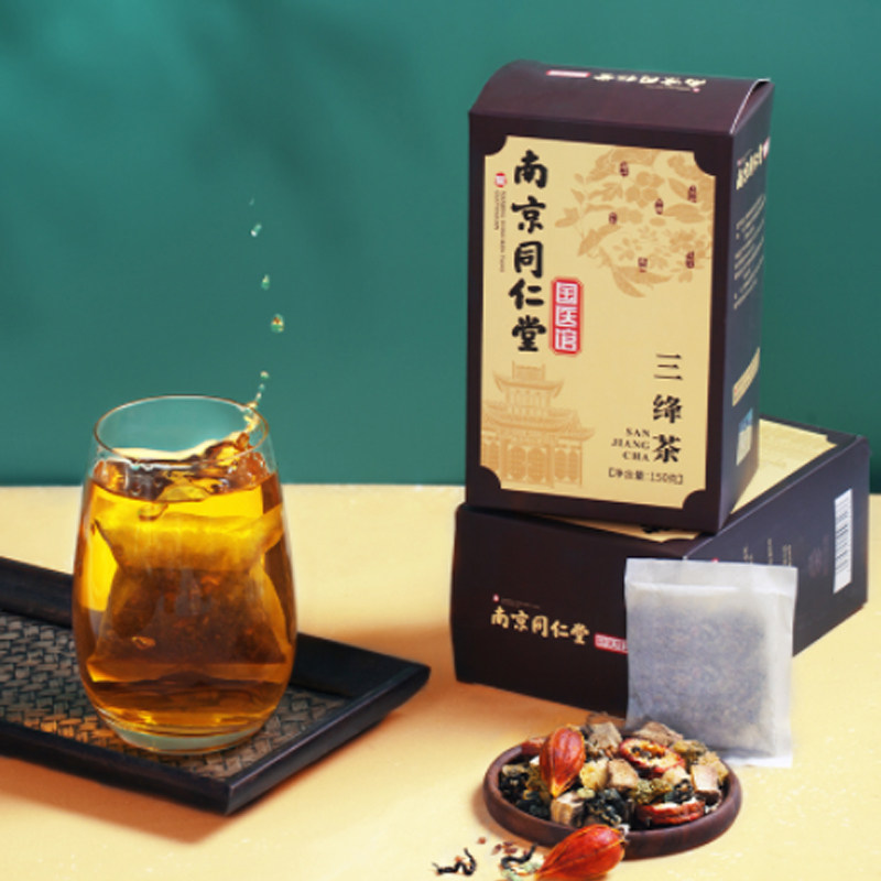 南京同仁堂降血压三降茶150g