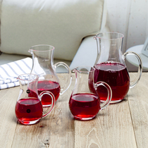 Home thick trumpet liquor dispenser glass Moutai pour Hulk creative red wine decanter foreign wine wine measuring device