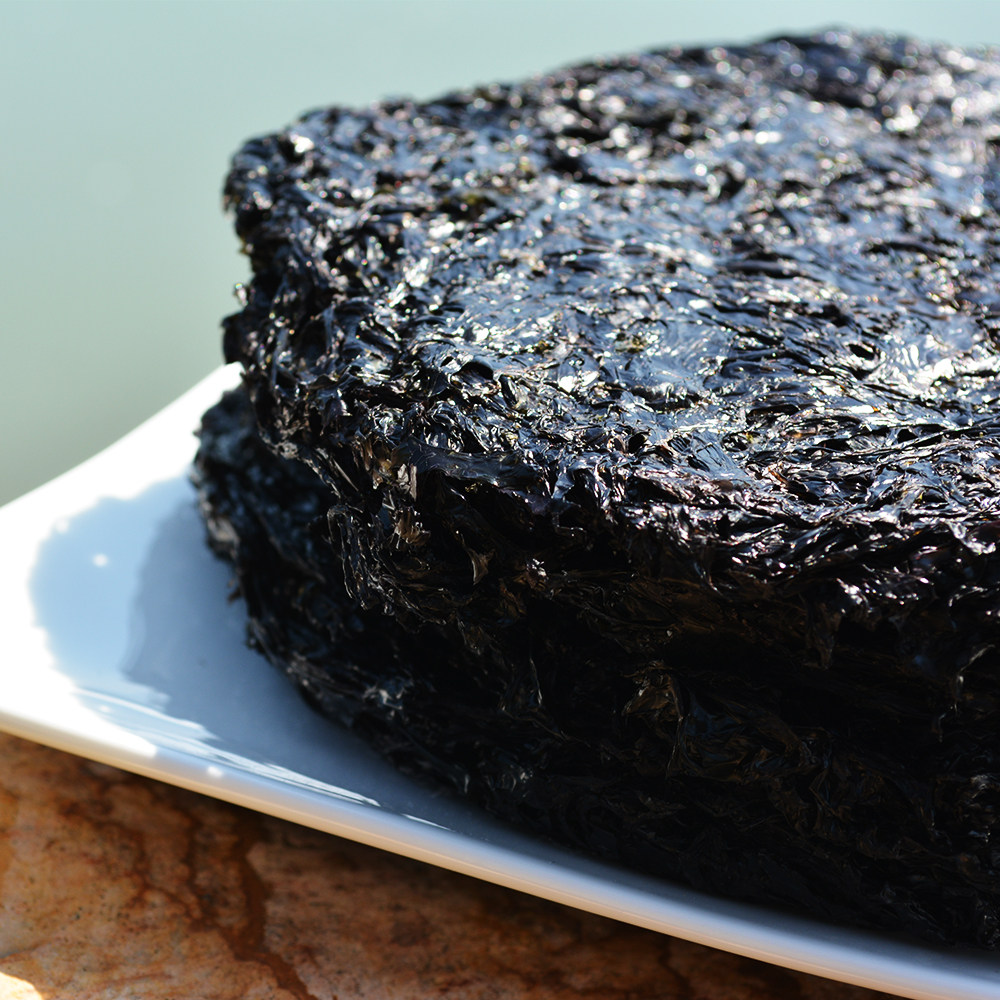 2017年新货福建霞浦野生紫菜干货特级无沙免洗散装500g包邮可生嚼