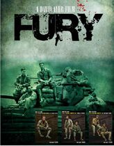 1:35 Resin Soldier Fury Original Translation of 5-Man Suit World War II US Army Serial Number 54ABC